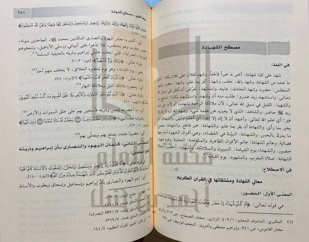 المصطلحات في القرآن الكريم المعاني والدلالات