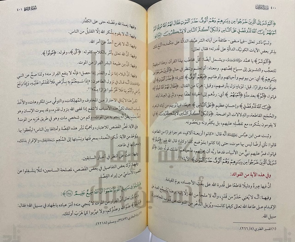 تفسير الزهراوين البقرة وآل عمران