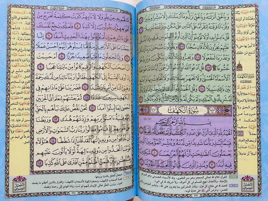 مصحف التفصيل الموضوعي 17*24 سم